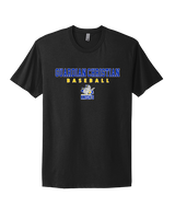 Guardian Christian Academy Baseball Block - Mens Select Cotton T-Shirt