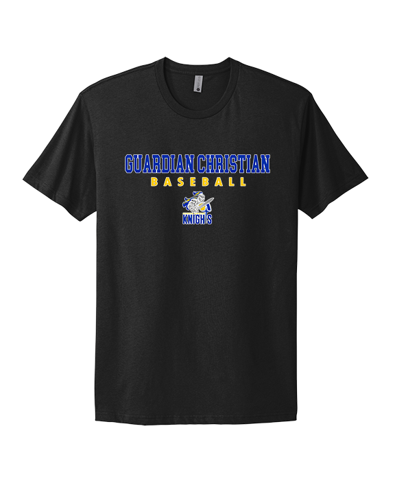 Guardian Christian Academy Baseball Block - Mens Select Cotton T-Shirt