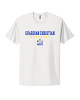 Guardian Christian Academy Baseball Block - Mens Select Cotton T-Shirt