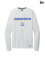 Guardian Christian Academy Baseball Block - New Era Performance Long Sleeve