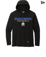 Guardian Christian Academy Baseball Block - New Era Tri-Blend Hoodie