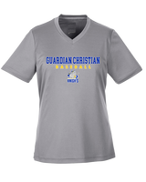 Guardian Christian Academy Baseball Block - Womens Performance Shirt