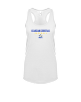 Guardian Christian Academy Baseball Block - Womens Tank Top