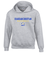 Guardian Christian Academy Baseball Block - Youth Hoodie
