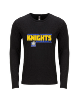 Guardian Christian Academy Baseball Bold - Tri-Blend Long Sleeve