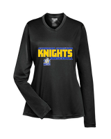 Guardian Christian Academy Baseball Bold - Womens Performance Longsleeve