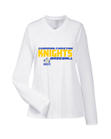 Guardian Christian Academy Baseball Bold - Womens Performance Longsleeve