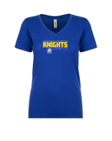 Guardian Christian Academy Baseball Bold - Womens Vneck