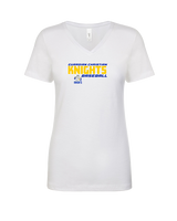 Guardian Christian Academy Baseball Bold - Womens Vneck