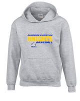 Guardian Christian Academy Baseball Bold - Youth Hoodie