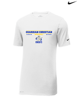 Guardian Christian Academy Baseball Border - Mens Nike Cotton Poly Tee