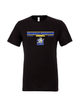 Guardian Christian Academy Baseball Border - Tri-Blend Shirt