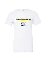 Guardian Christian Academy Baseball Border - Tri-Blend Shirt