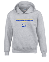 Guardian Christian Academy Baseball Border - Youth Hoodie
