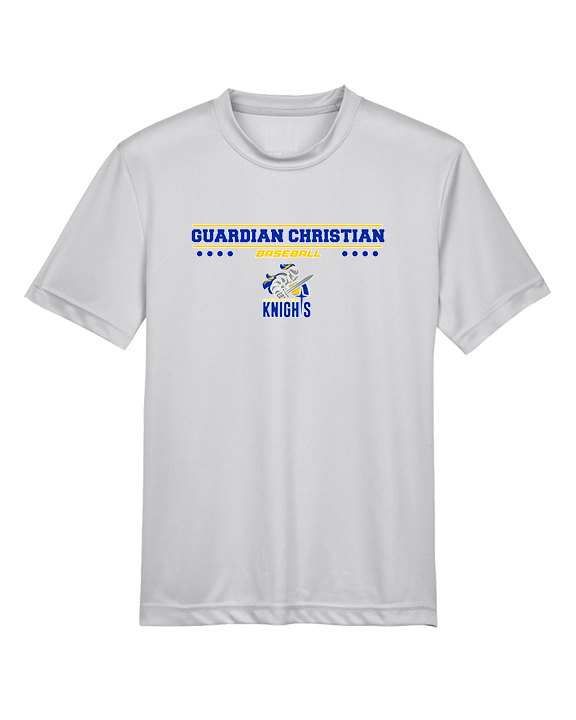 Guardian Christian Academy Baseball Border - Youth Performance Shirt