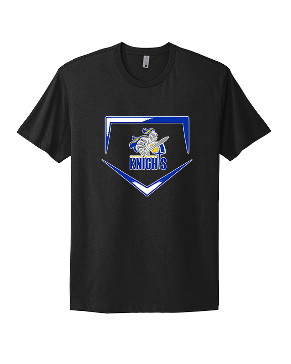 Guardian Christian Academy Baseball Plate - Mens Select Cotton T-Shirt