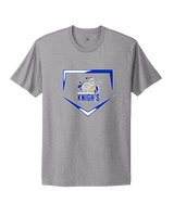 Guardian Christian Academy Baseball Plate - Mens Select Cotton T-Shirt