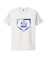 Guardian Christian Academy Baseball Plate - Mens Select Cotton T-Shirt