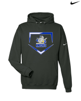 Guardian Christian Academy Baseball Plate - Nike Club Fleece Hoodie