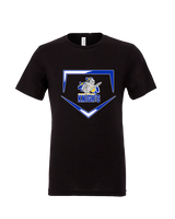 Guardian Christian Academy Baseball Plate - Tri-Blend Shirt
