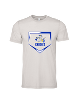 Guardian Christian Academy Baseball Plate - Tri-Blend Shirt