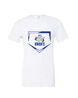 Guardian Christian Academy Baseball Plate - Tri-Blend Shirt