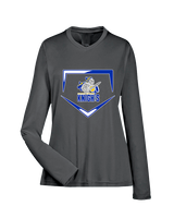 Guardian Christian Academy Baseball Plate - Womens Performance Longsleeve