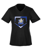 Guardian Christian Academy Baseball Plate - Womens Performance Shirt