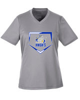 Guardian Christian Academy Baseball Plate - Womens Performance Shirt