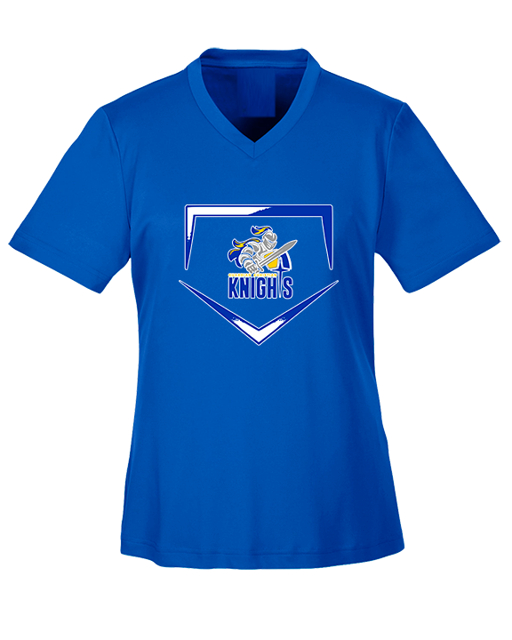 Guardian Christian Academy Baseball Plate - Womens Performance Shirt