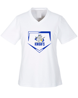 Guardian Christian Academy Baseball Plate - Womens Performance Shirt