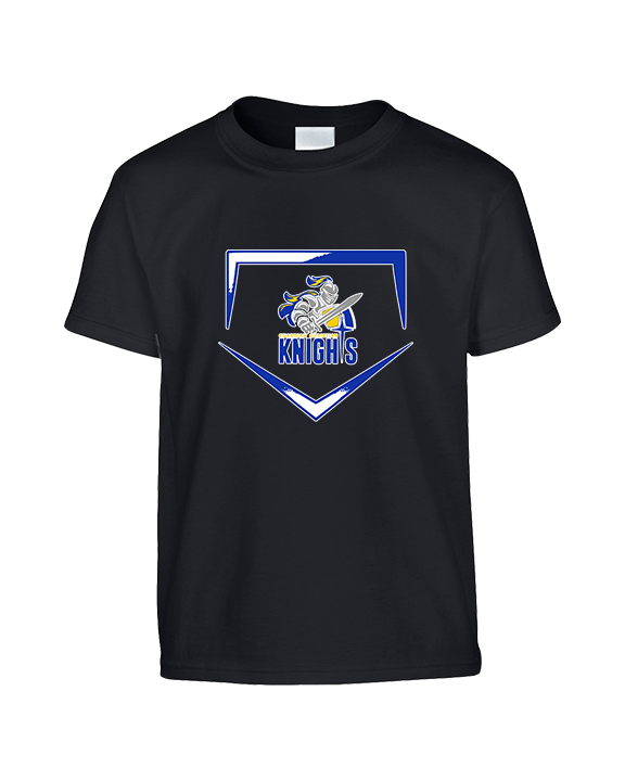 Guardian Christian Academy Baseball Plate - Youth Shirt