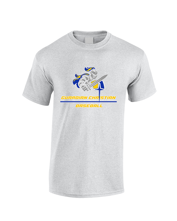 Guardian Christian Academy Baseball Split - Cotton T-Shirt