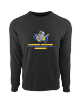 Guardian Christian Academy Baseball Split - Crewneck Sweatshirt