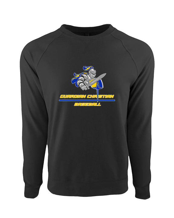 Guardian Christian Academy Baseball Split - Crewneck Sweatshirt