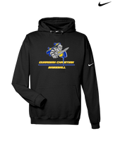 Guardian Christian Academy Baseball Split - Nike Club Fleece Hoodie