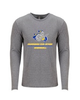 Guardian Christian Academy Baseball Split - Tri-Blend Long Sleeve