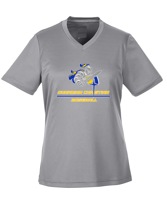 Guardian Christian Academy Baseball Split - Womens Performance Shirt