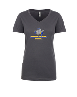Guardian Christian Academy Baseball Split - Womens Vneck