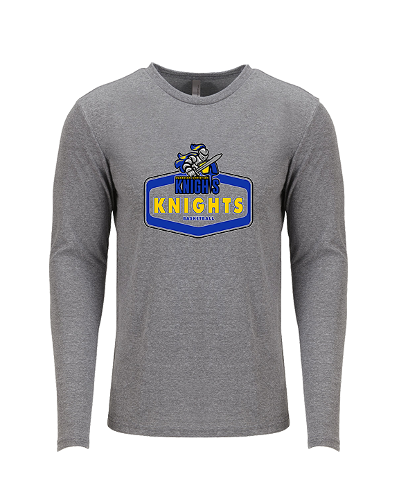 Guardian Christian Academy Basketball Board - Tri-Blend Long Sleeve