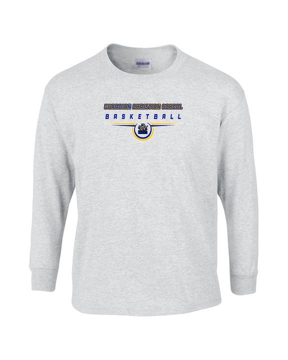 Guardian Christian Academy Basketball Design - Cotton Longsleeve