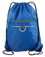 Guardian Christian Academy Basketball Design - Drawstring Bag