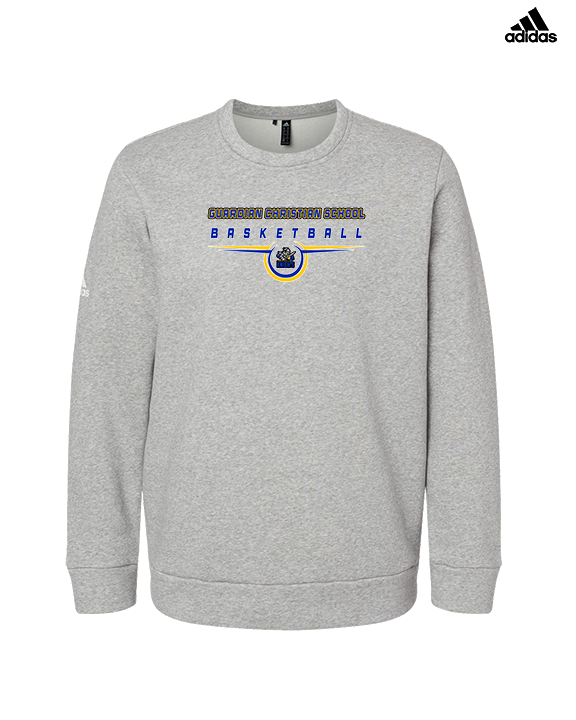 Guardian Christian Academy Basketball Design - Mens Adidas Crewneck