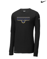 Guardian Christian Academy Basketball Design - Mens Nike Longsleeve