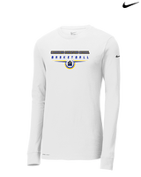 Guardian Christian Academy Basketball Design - Mens Nike Longsleeve