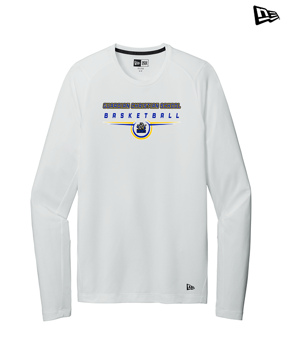 Guardian Christian Academy Basketball Design - New Era Performance Long Sleeve