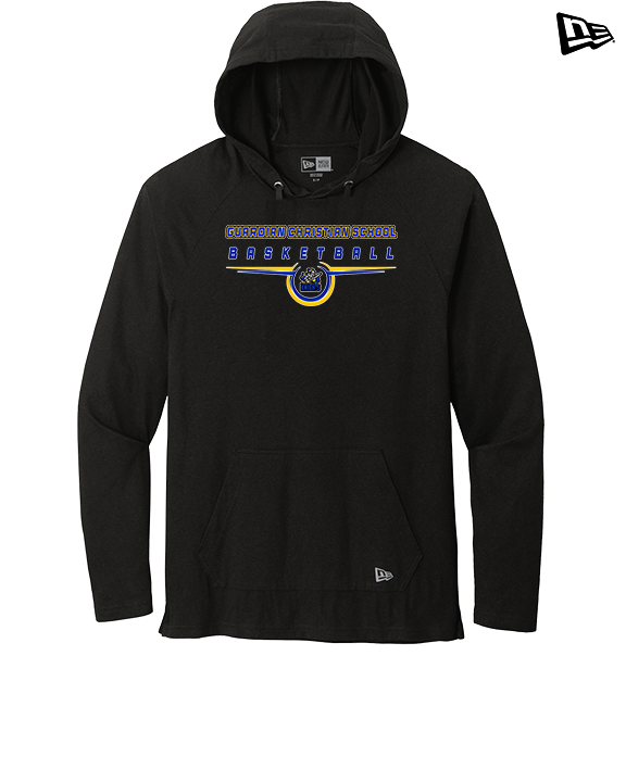 Guardian Christian Academy Basketball Design - New Era Tri-Blend Hoodie