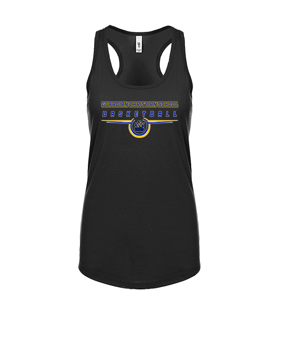 Guardian Christian Academy Basketball Design - Womens Tank Top