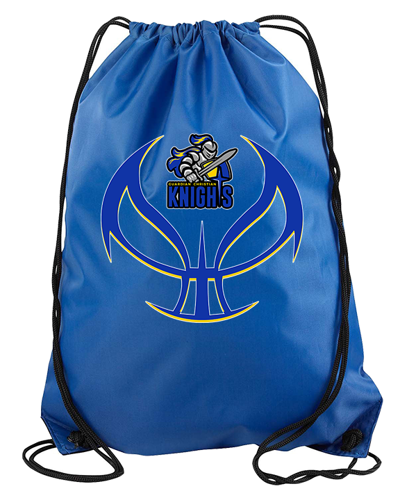 Guardian Christian Academy Basketball Full Ball - Drawstring Bag