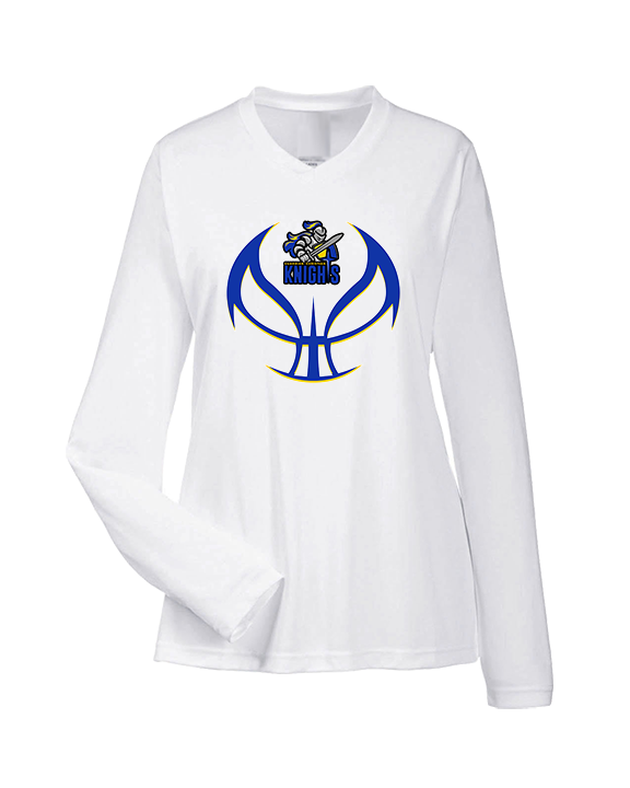 Guardian Christian Academy Basketball Full Ball - Womens Performance Longsleeve